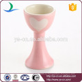 Розовый любящий знак сердца милый керамический держатель чашки яйца